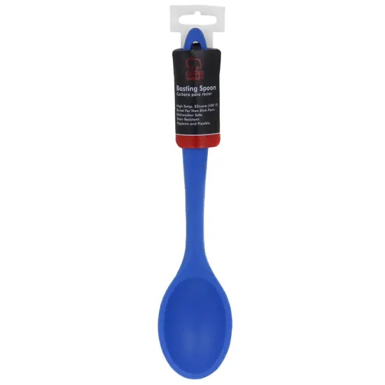 Chef Craft 11" Premium Heat Resistant Silicone Cooking / Basting Spoon Black {4}