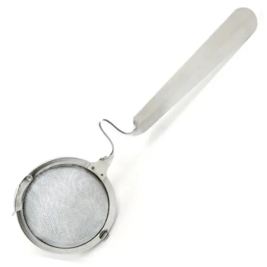 Norpro 2" Stainless Steel Mesh Tea Ball with Cup Rest Handle {1}