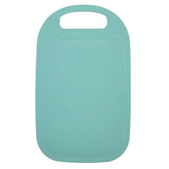 Handy Housewares 10.5" x 6.5" Pastel Color Mini Bar Cutting Board with Handle Pastel Purple {5}