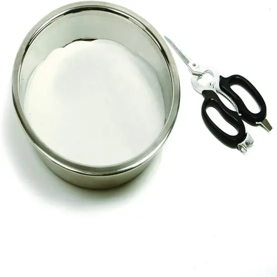 Norpro 9" Round Parchment Paper Cake Pizza Tart Baking Pan Liners - 25 Pack {4}