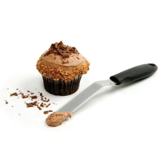 Norpro Grip-EZ Offset Cupcake Icing Spatula with Silicone Wrapped Stainless Steel Blade {3}