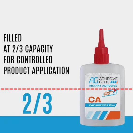 ADHESIVE GURU AG240G CA Glue 3.5 oz. Super Glue for Wood Working, DIY & Craft, Repairs, Multi-Purpose Clear Cyanoacrylate Adhesive {7}