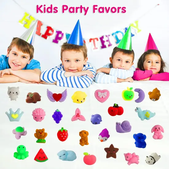 100 Pcs Kawaii Squishies Party Favors for Kids 4-8-12 {2}