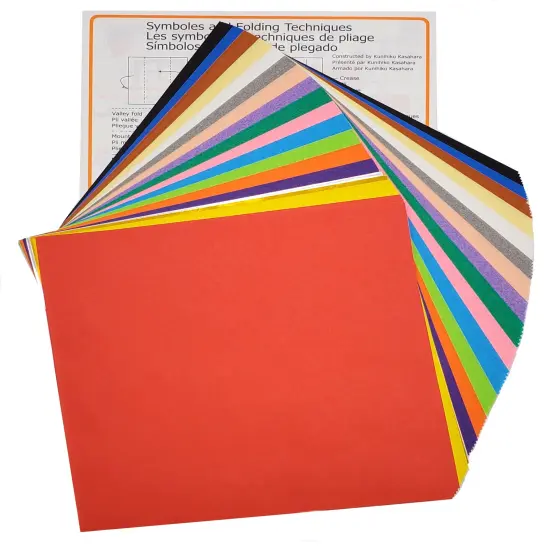 Aitoh Origami Paper 4"X4" 100/Pkg-Mini {3}