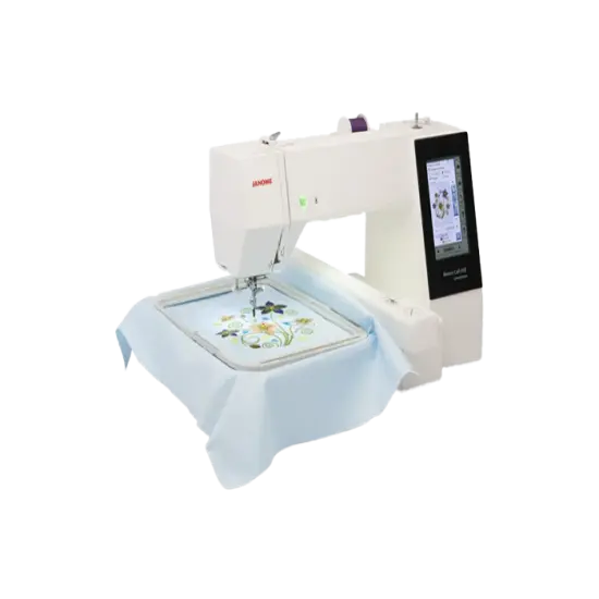 Janome Memory Craft 500E Limited Edition Embroidery Machine 11x7.9 w/Bonus Bundle B {2}