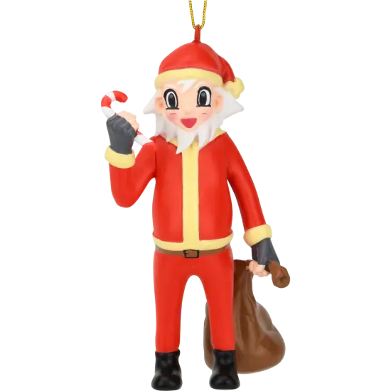 Tree Buddees Anime Santa Claus Christmas Cartoon Character Ornament {1}