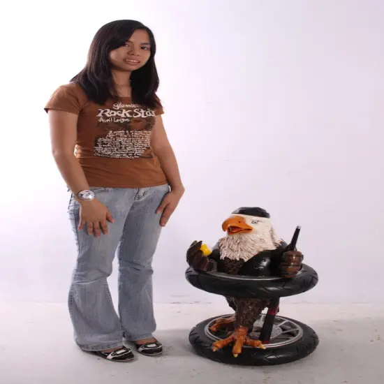 Eagle Cue Holder Life Size Statue {2}