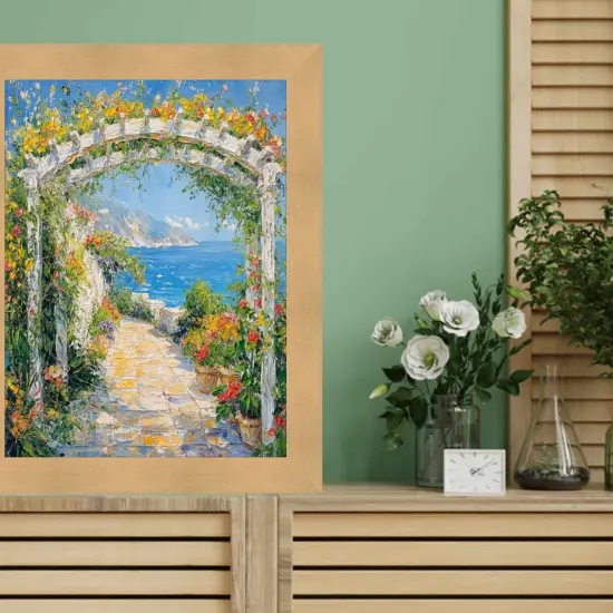 Brushed Gold Metal Bronze Picture Frame 19x27 frame {5}