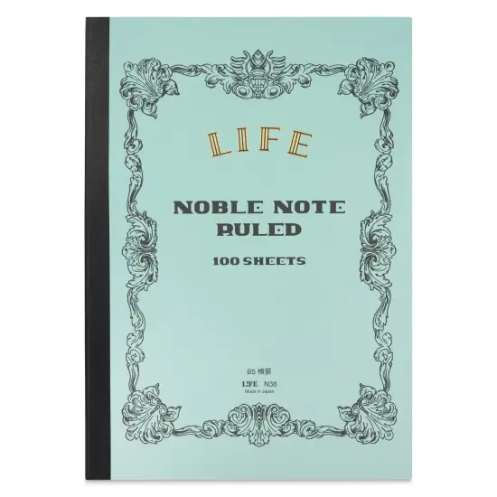 Life Noble Notebook - 7" x 10", B5, Blue, Ruled {1}