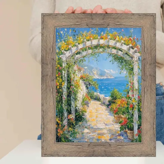 Drift Barnwood Beach Wood Rustic Picture Frame 26x26 frame {7}