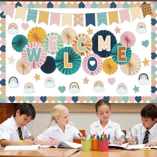 Boho Welcome Bulletin Board Sets {4}