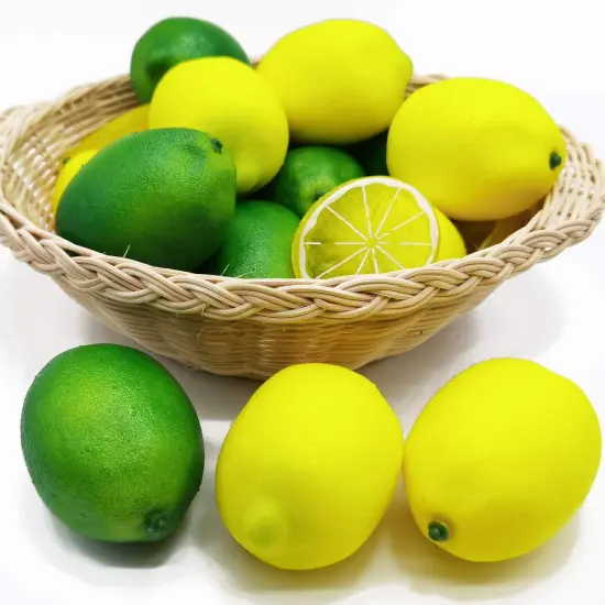 30PCS Fake Yellow Lemons {2}