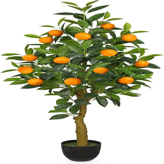 Artificial Orange Tree 4ft Fake {1}