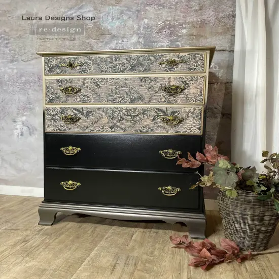 A1 Decoupage Fiber - Antique Laces - 1 sheet, A1 size {5}