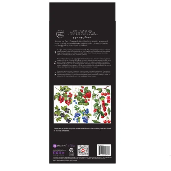 Small Transfers - Sweet Berries - 3 sheets, 6"x12" {4}
