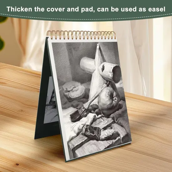 9" x 12" Sketch Book, 100 Sheets Spiral Bound Art Sketchbook {3}