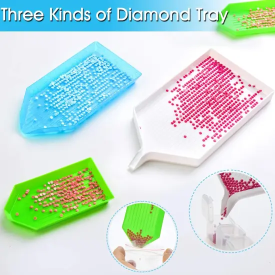 70 PCS 5D Diamond Painting Tools,Diamond Painting Accessories Kit with Diamond Embroidery Box and Diamond Painting Roller for Adults {2}