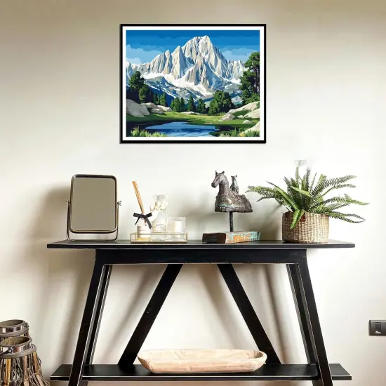 Mountain Paint by Number, Mount Whitney Paint by Numbers for Adults, Snow Mountains Landscape Wall Art, Sierra Nevada DIY Oil Painting on Canvas Without Frame, Nature Home Decor(16x20inch) Visit the Cawpom Store 4.0 4.0 out of 5 stars 2 ratings | {2}