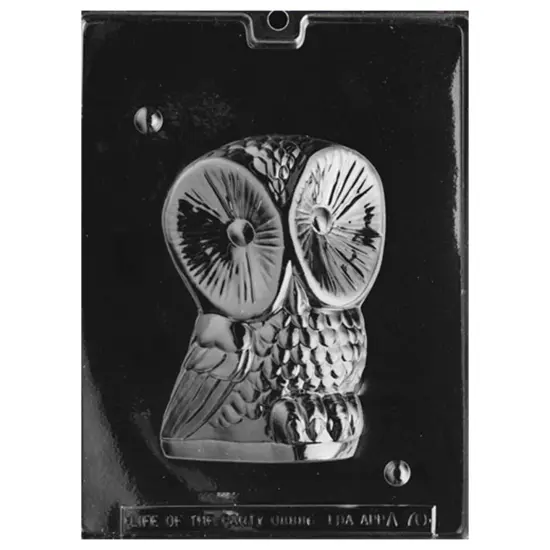3D Owl Chocolate Mold - Front for Stunning Centerpieces {1}
