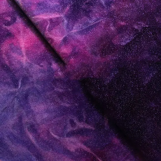 Crushed Tie Dye Velvet Vibrant Stretch Blue Boy {4}