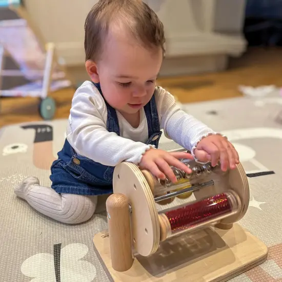 Yellow Door Sight and Sound Drum {3}