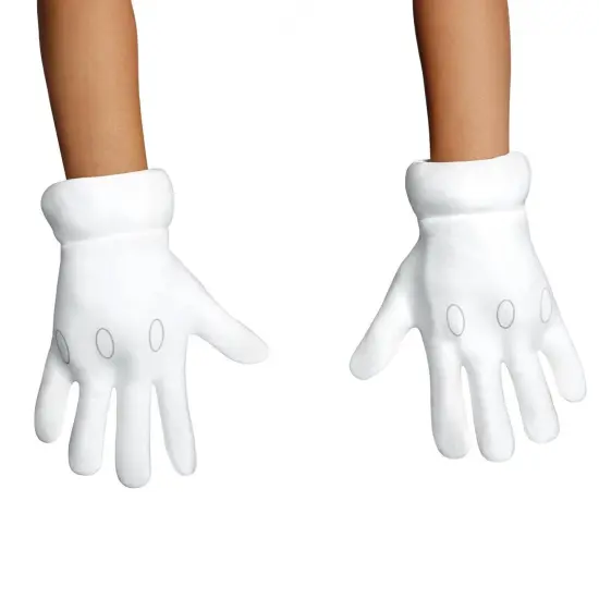 Nintendo Super Mario Brothers Hands Adult Costume Gloves One Size {4}
