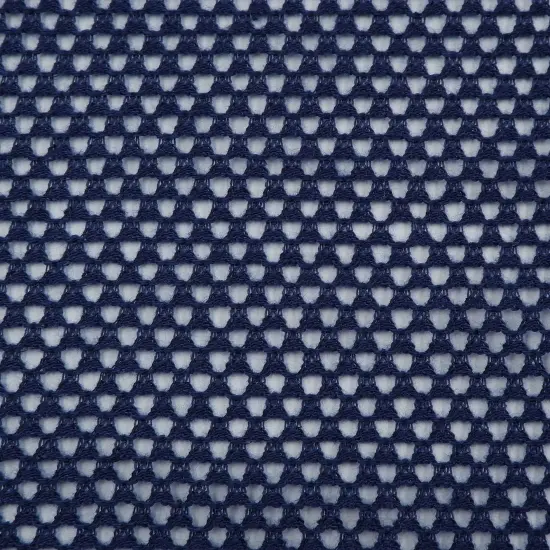 Pointelle Mesh Solid Fabric 1 Yard Navy Dark Soft Stretch Lightweight 58/60" Wide {1}