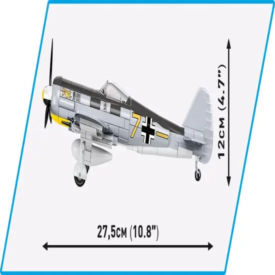 COBI Historical Collection WWII FOCKE-WULF FW 190 A-3 Plane {4}