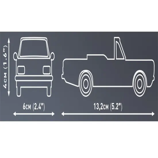 COBI Historical Collection Opel Rekord C 1700L Cabriole Vehicle {4}