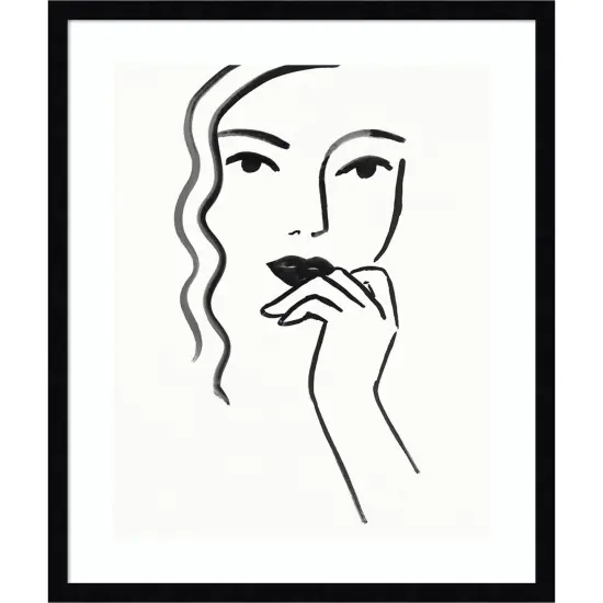 Athene II by Victoria Borges Wood Framed Wall Art Print {1}