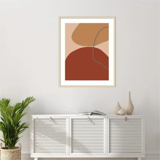 Subtile by Yopie Studio Wood Framed Wall Art Print {5}