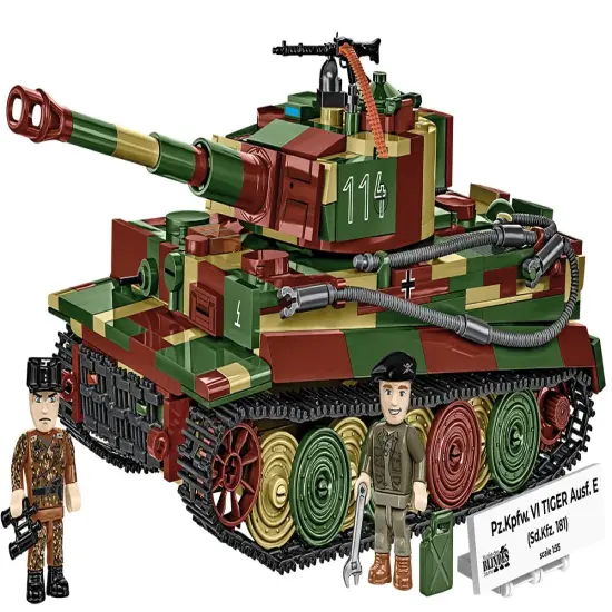 COBI Musee des Blindes Historical Collection WWII Pz.Kpfw. VI Tiger Ausf. E Tank Building Set, 870 Pieces {2}