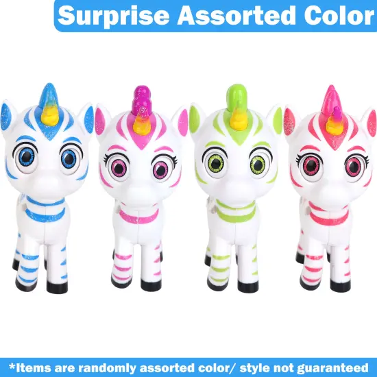 Zoonicorn: Emoteez - Surprise Assorted Character (Aliel, Ene, Promi OR Valeo) - 4" Miniature Toy Figure, Light-Up Horn, Unique Eye Expressions, Kid 3+ {5}