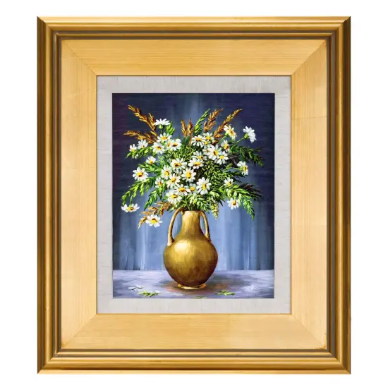 Creative Mark Elegant Plein Aire Gold Frame with Linen Liner |Ornate Picture Frames | High-End Open-Back Frame | Vintage Photo Frame | Gessoed Wood | 3-inch Wide Moulding | No Glass or Backing {6}