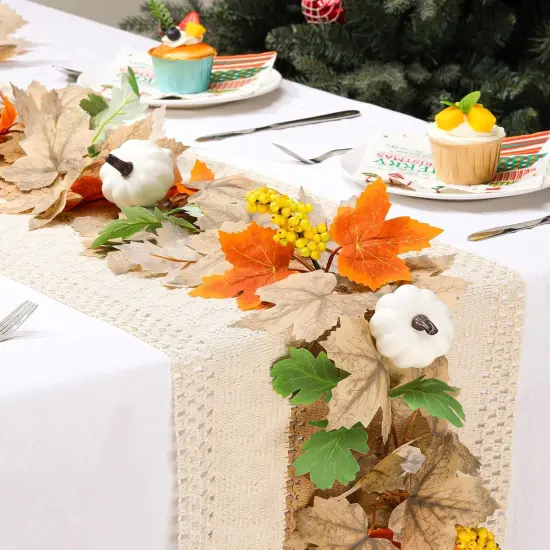 6 ft Fall Garland (	Dry Yellow) {1}