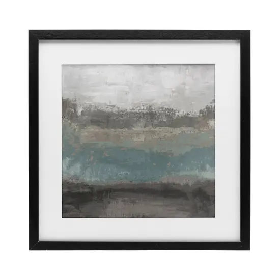 Stupell Industries Earth And Sea Gradient Framed Print Under Glass, design by Hannah Dawson {1}