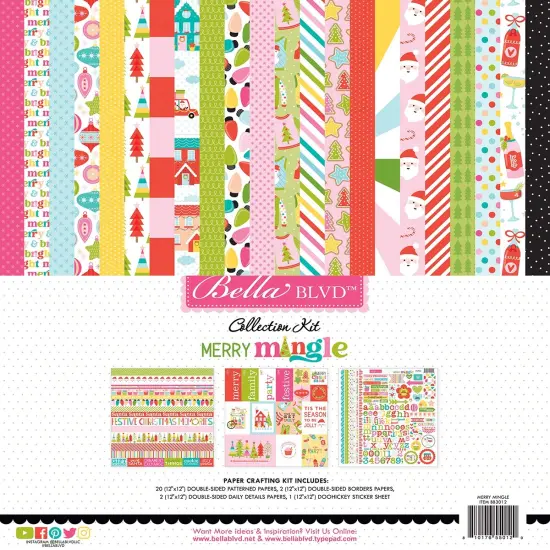 Bella Blvd Collection Kit 12"X12"-Merry Mingle {1}