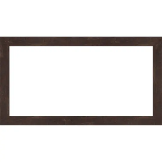 Fresco Framed Dry Erase Magnetic Board Dark Walnut {1}