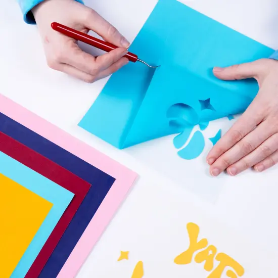 Siser&reg; StripFlock&reg; Pro Heat Transfer Vinyl, 11.8" x 60" Yellow {3}