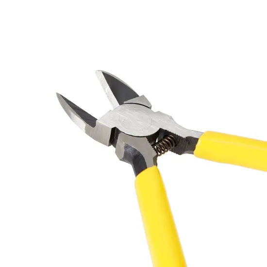 5 Pack CR-V Wire Flush Cutters, Soft Wire Side Cutters for Jewelry Making (Yellow, 5 Inch) {5}