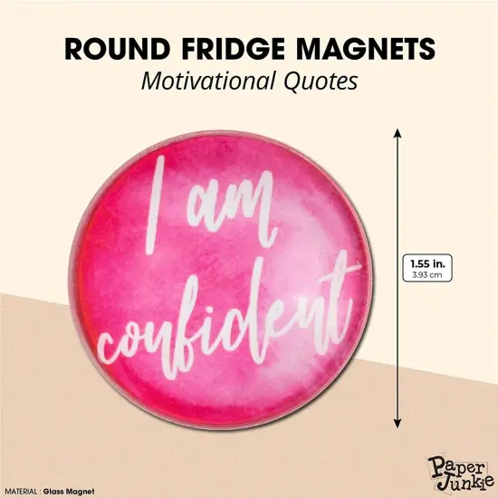 9-Piece Motivational Magnets for Fridge/ Locker/ Bulletin Board, Bright Positive Refrigerator Magnet Multicolor {2}