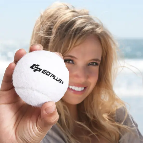 Giant Yard Pong Game Set with 12 Buckets and 2 Balls Outdoor Indoor Party Game for All Ages {6}