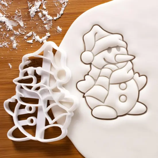 Snowman cookie cutter, 1 piece - Bakerlogy {2}