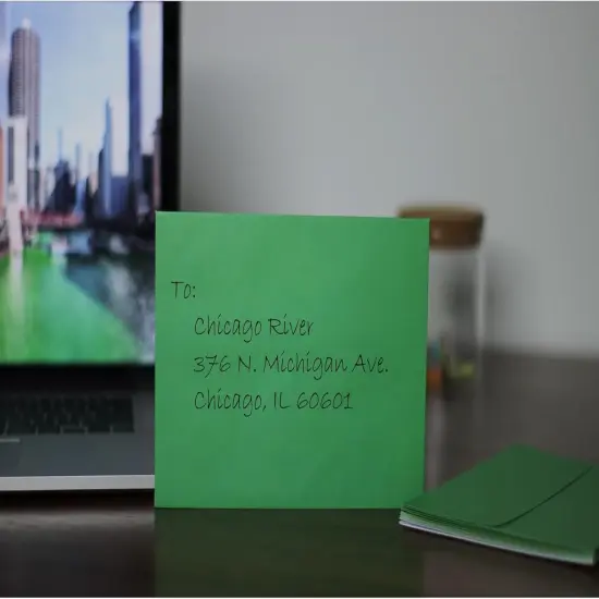 18-Pack Green 5x7 Self Seal A7 Envelopes - Gradient Colored, Fade Out Green - Perfect for Invitations, Letters, Photos, Thank You Cards, Wedding {4}