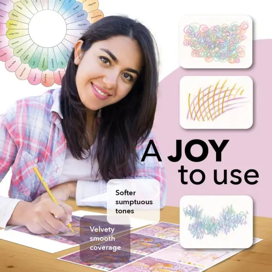 48 Pasteltint Coloured Pencils Set | Quality Colours in Softer, Sumptuous Tones | For Professional and Adult Artists | Protected and Organised in Presentation Tin Box {4}