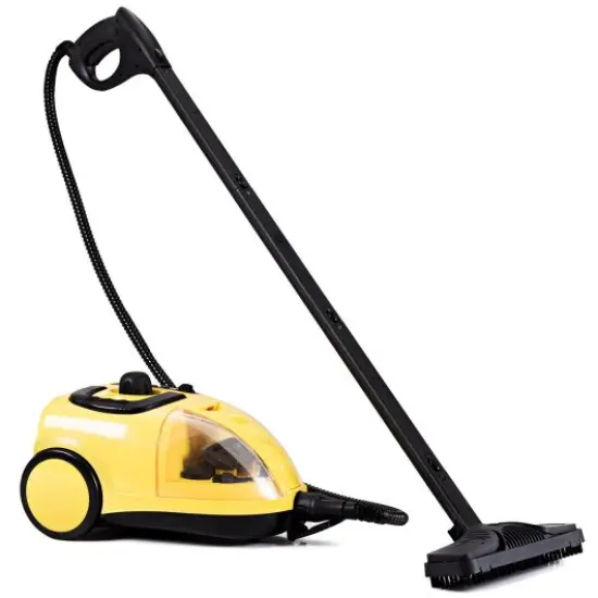 Yellow 1500W Heavy Duty Mop Multi-Purpose Steam Cleaner with 65 Ounce Water Tank {3}