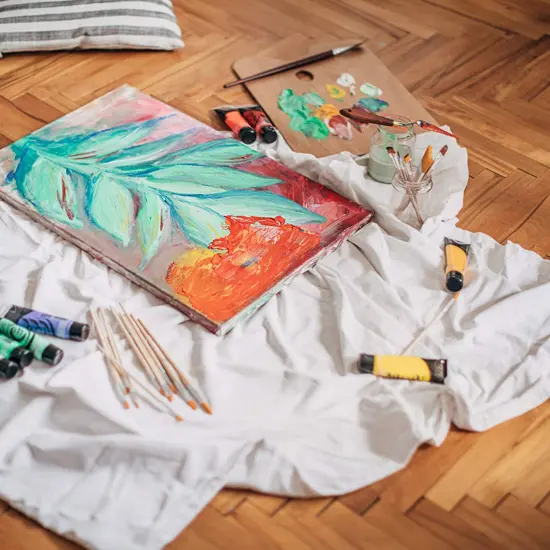 Stretched Canvas, 6x8, 8x10, 10x12, 12x16, 8 Set Artist Canvase Frame Board Panels, 100% Cotton Blank Canvase Oil Acrylic Watercolor Pouring Paint, Acid-Free for Kids & Artists {2}