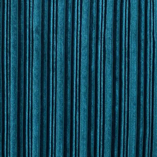 1 Yard Pleated Stretch Velvet Spandex Fabric 58 Inches Width Mauve Pink {4}