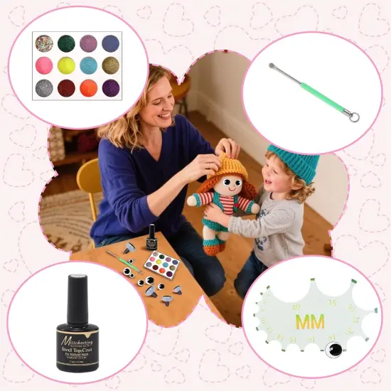 160PCS Clear Safety Eyes 12-30MM Safety Eyes {2}