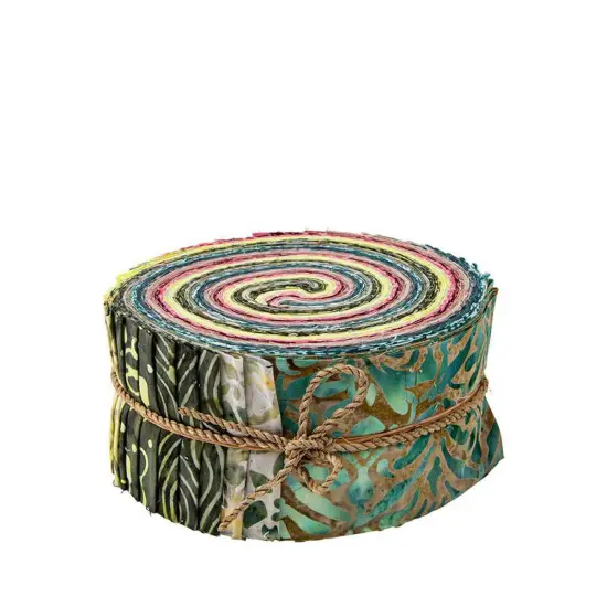 Expressions Batiks 2.5" Strip Roll (Jelly Roll / Rolie Polie) in Ornamental Floreale by Riley Blake Designs for Riley Blake (RP-23215-40) {1}